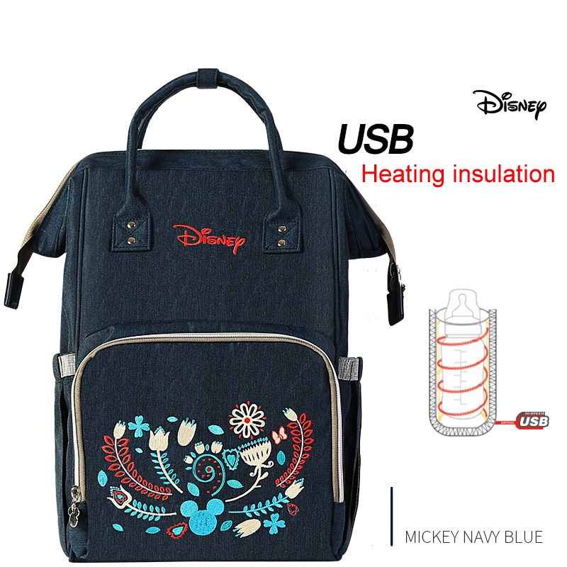 Stylish Diaper Bags USB Insulation Bottle